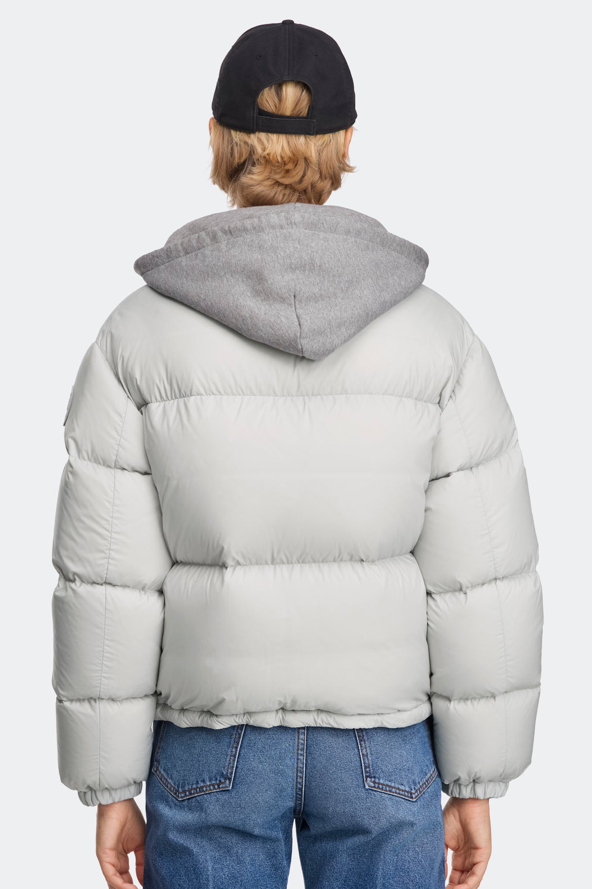 Fallon Puffer Jacket Tonal Disc - Lunar Frost 9119 - on_back_01