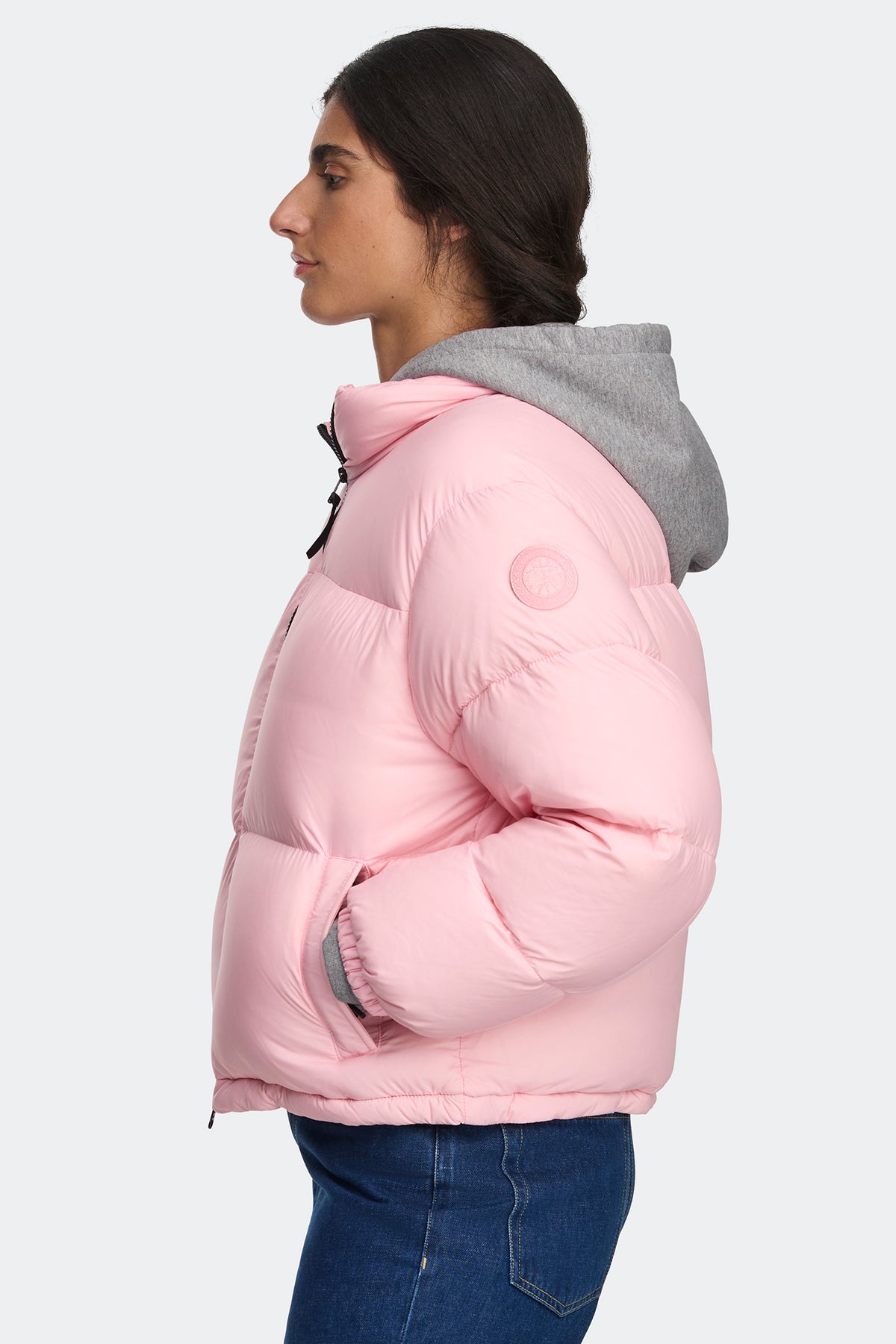 Fallon Puffer Jacket Tonal Disc - Linnaea Rose 9603 - on_side_01