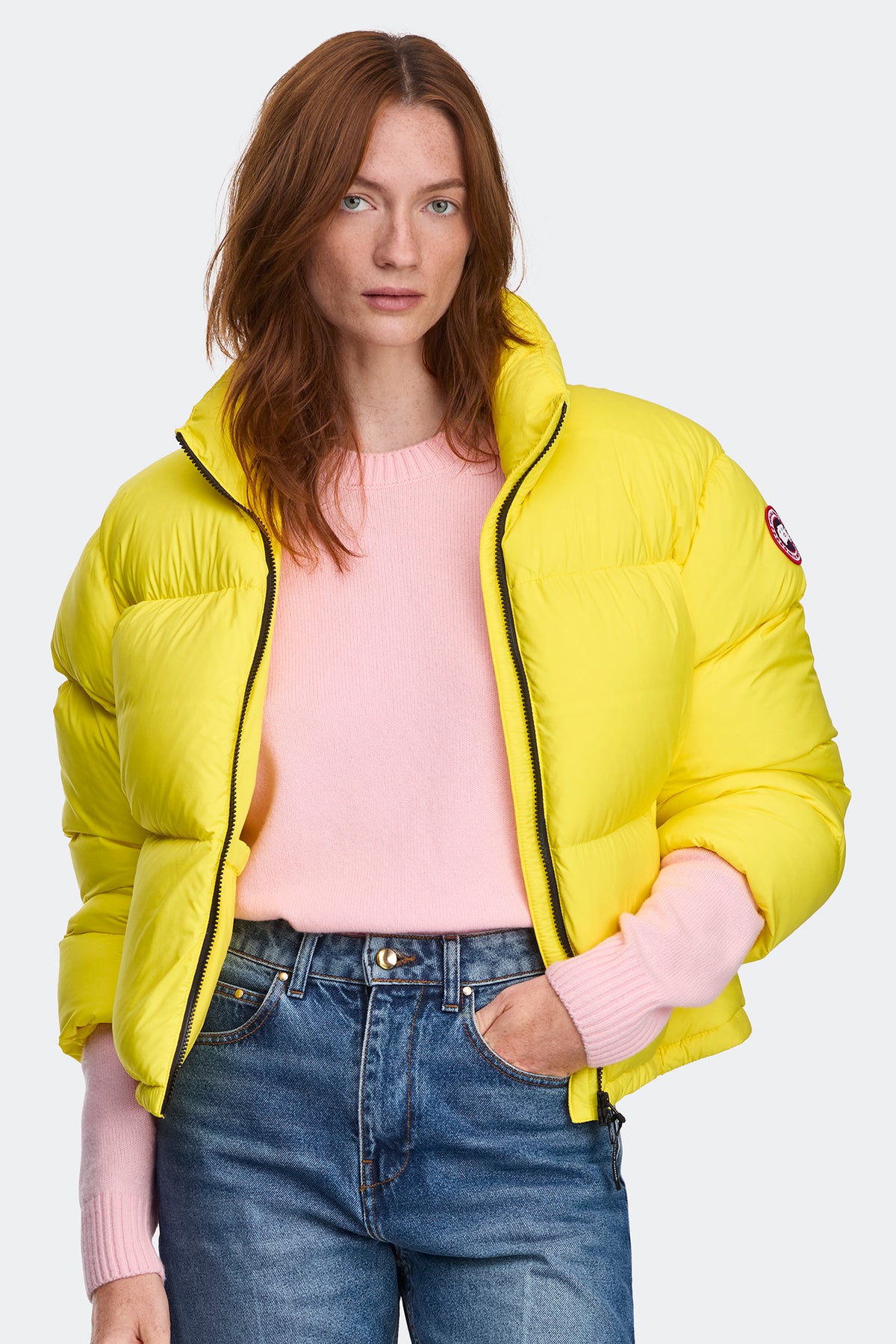 Fallon Puffer Jacket - Solar Aria 9604 - on_front_01