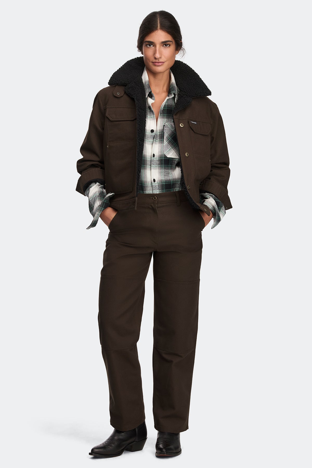 Ash Lightweight Bomber - Terra/Black 9105 - on_full_body_01