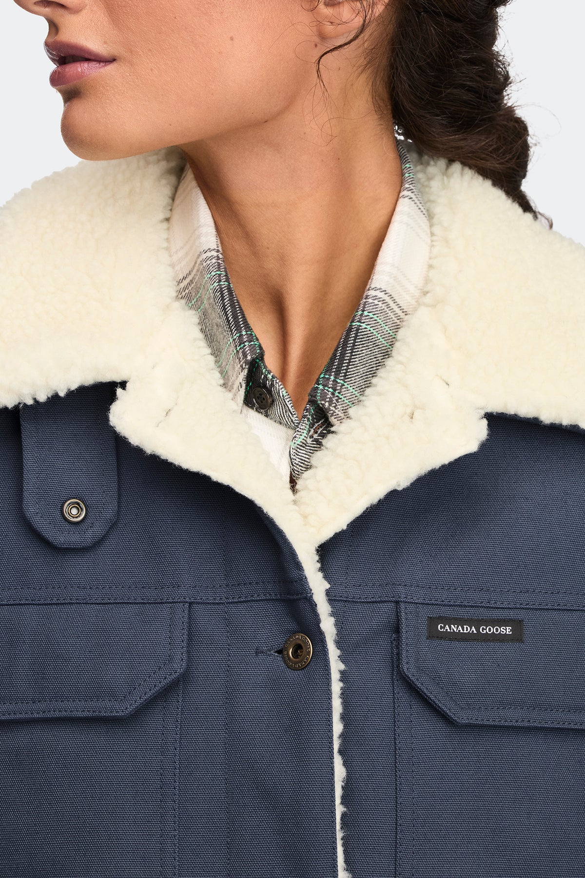 Ash Lightweight Bomber - Dusk Blue/Bone 9645 - on_detail_01