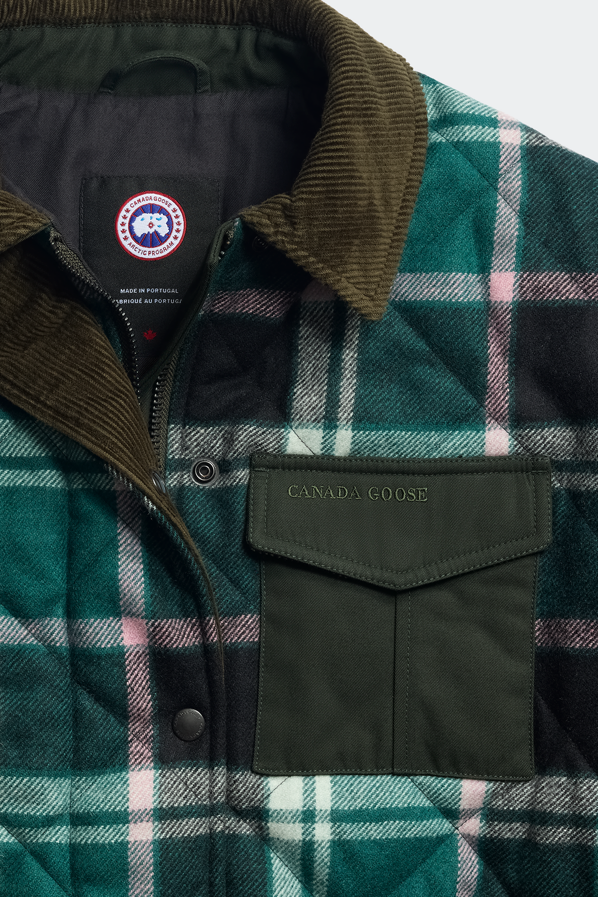 Terra Plaid Jacket - Green/Pink Multi 9448 - off_detail_01