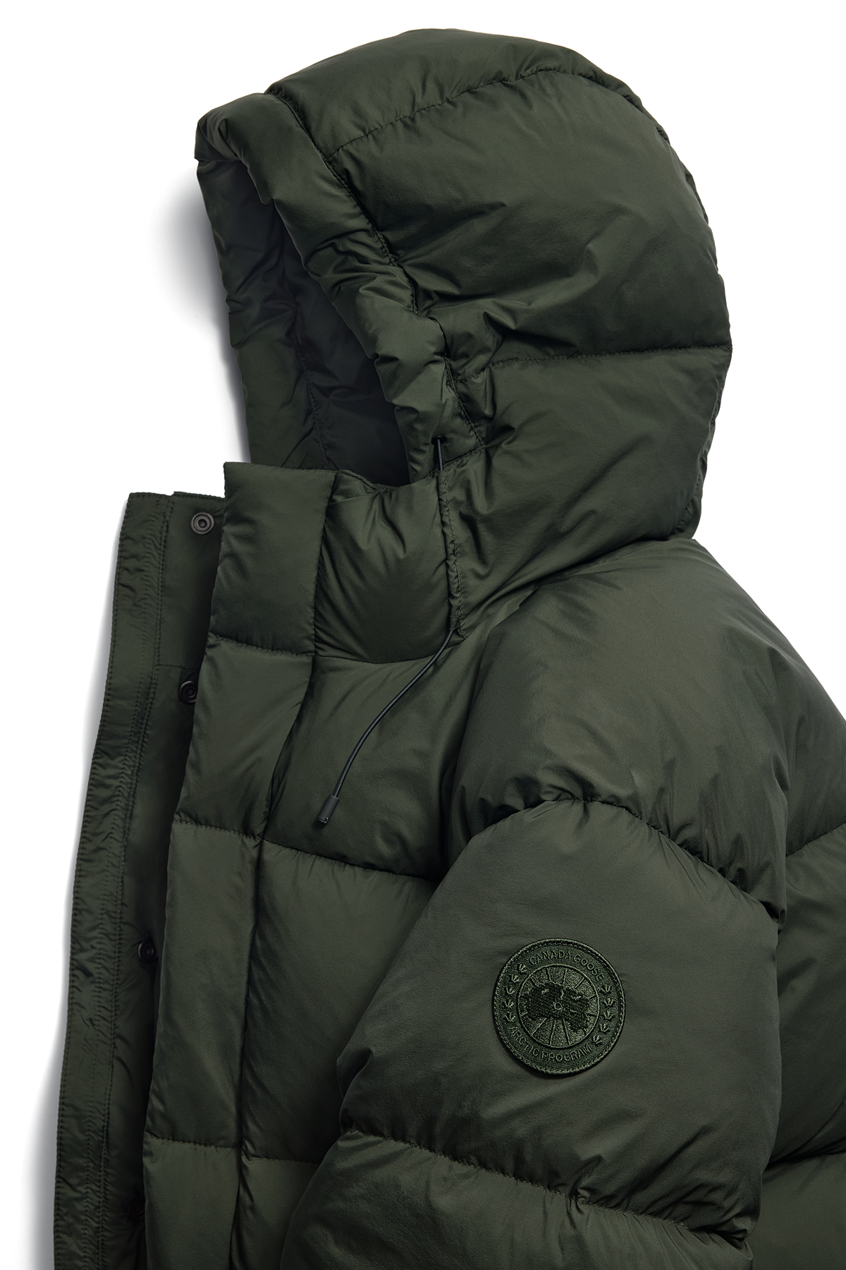 Sterling Puffer Coat Tonal Disc - Rowan Green 9125 - off_detail_01