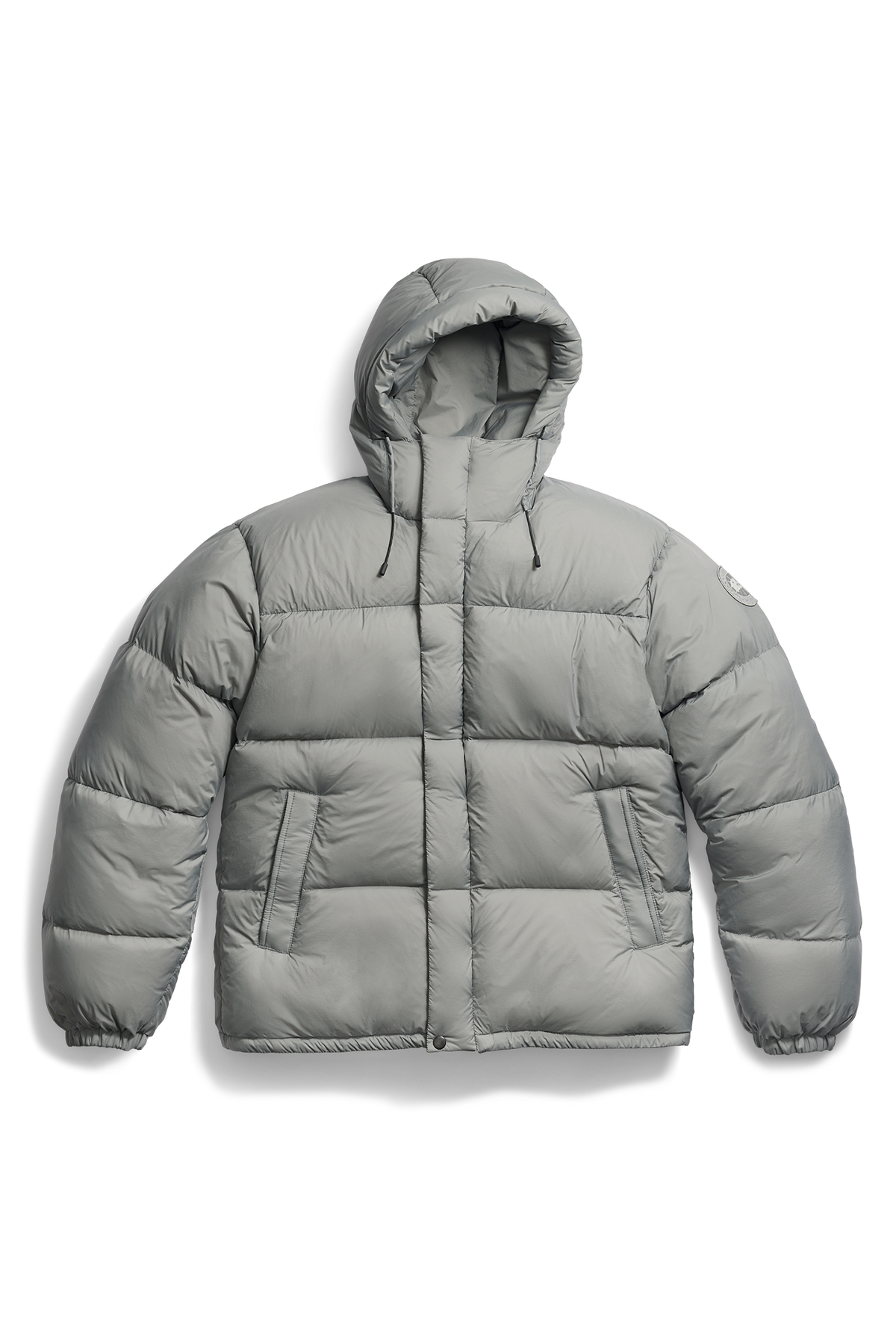 Sterling Puffer Coat Tonal Disc - Stratus Grey 9838 - off_flat_lay_01