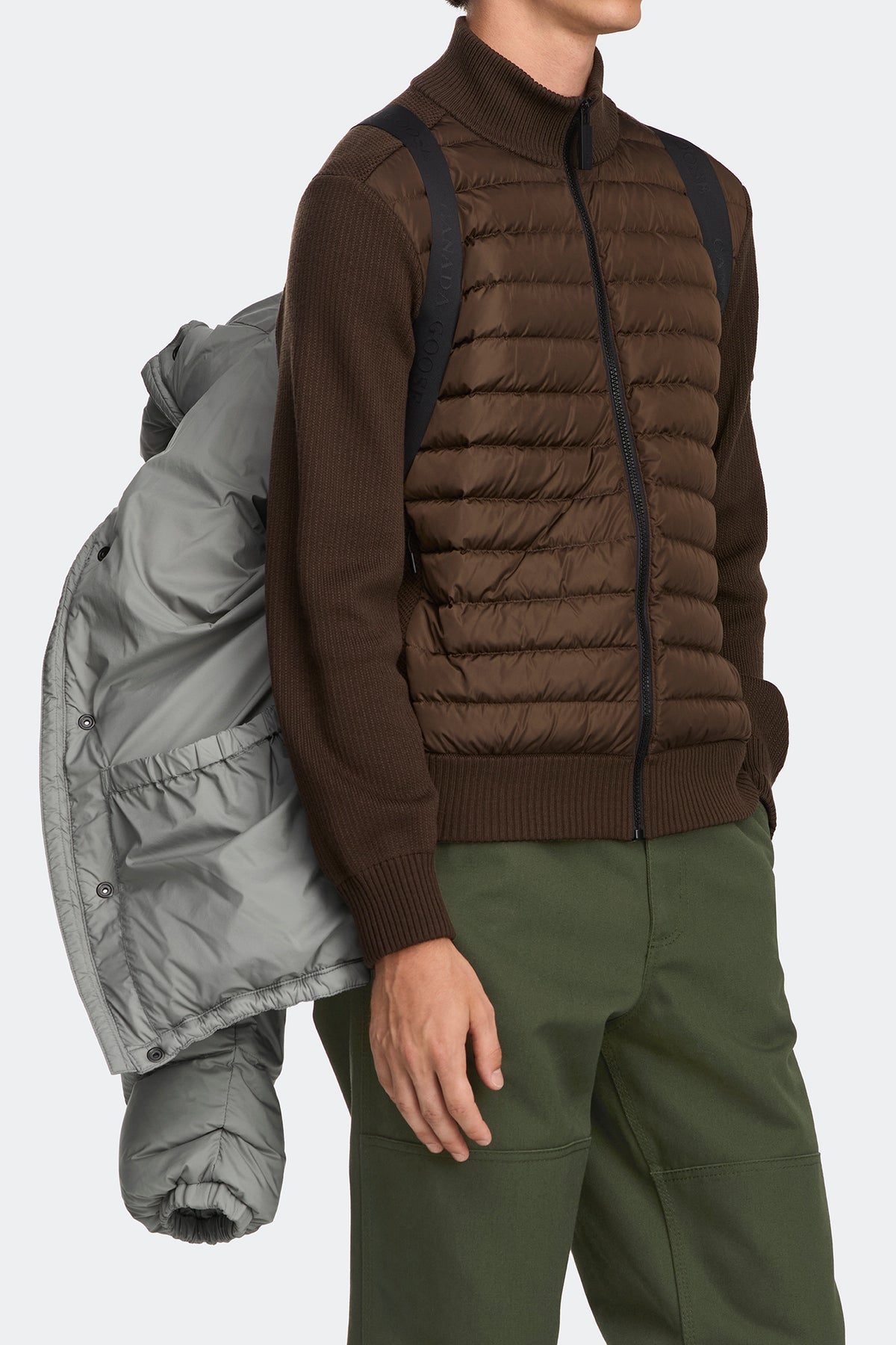 Sterling Puffer Coat Tonal Disc - Stratus Grey 9838 - on_detail_01