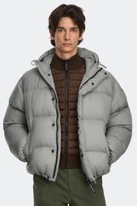 Sterling Puffer Coat Tonal Disc - Stratus Grey 9838 - on_front_01
