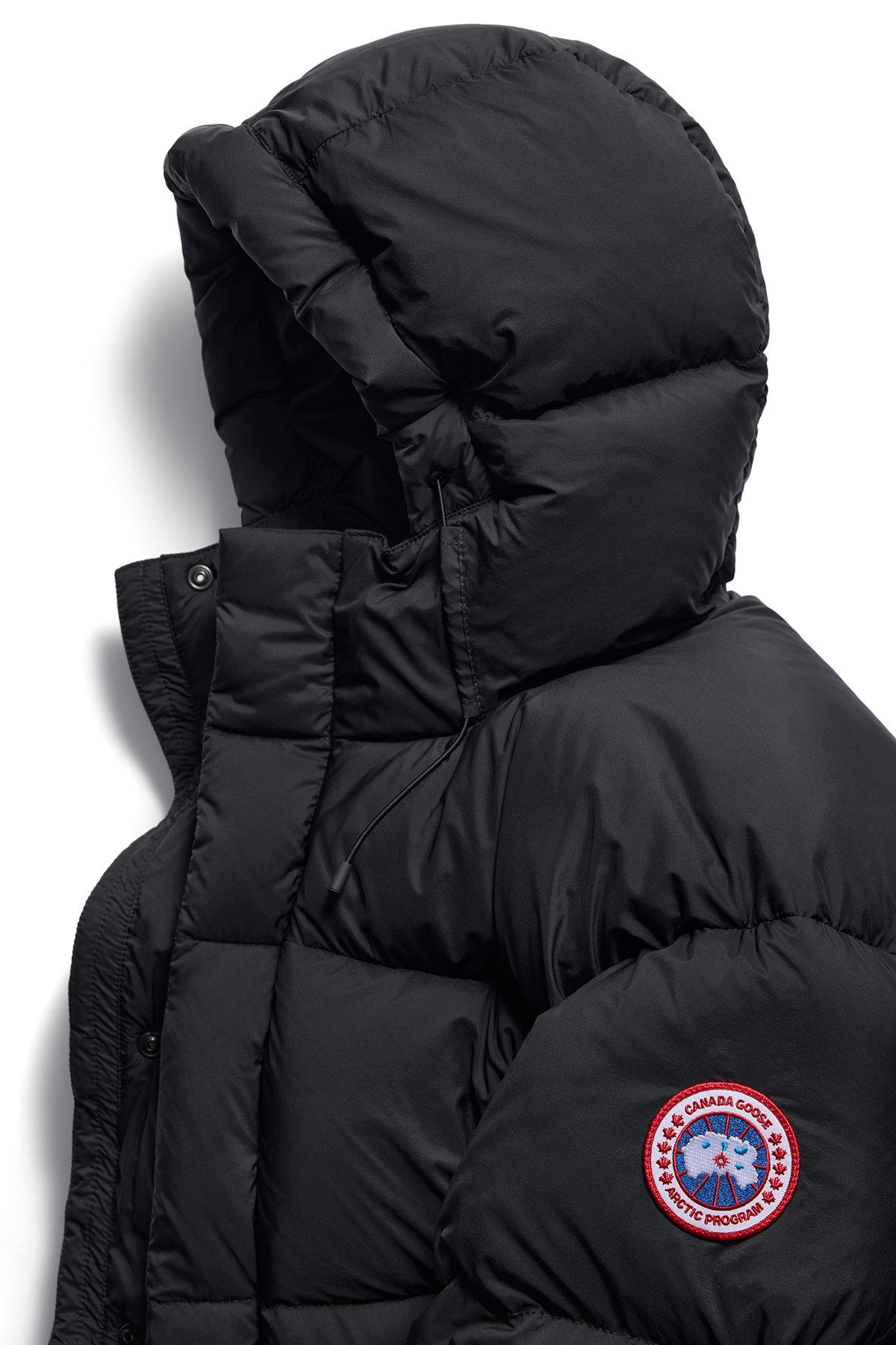 Sterling Puffer Coat - Black 9061 - off_detail_01