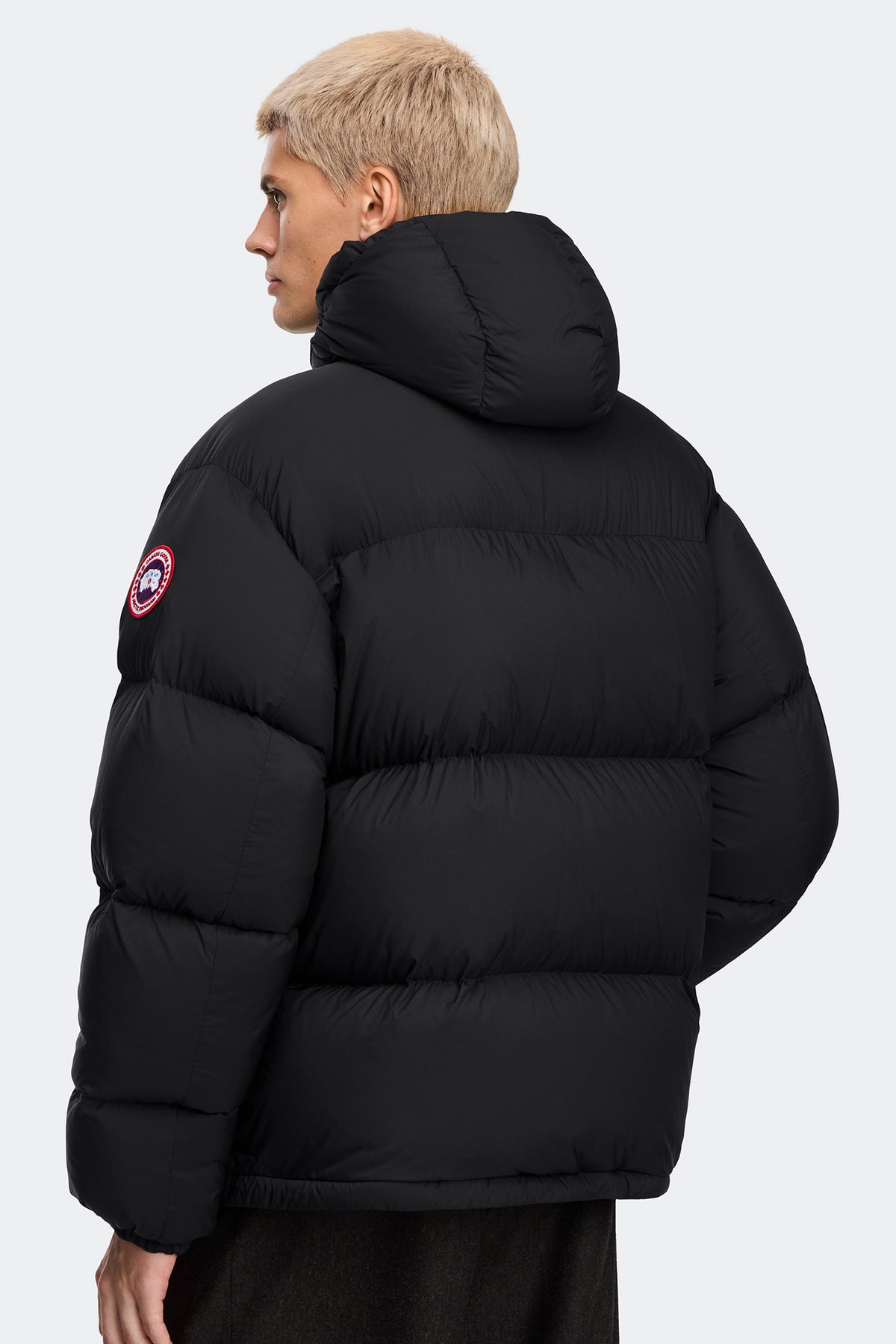 Sterling Puffer Coat - Black 9061 - on_back_01