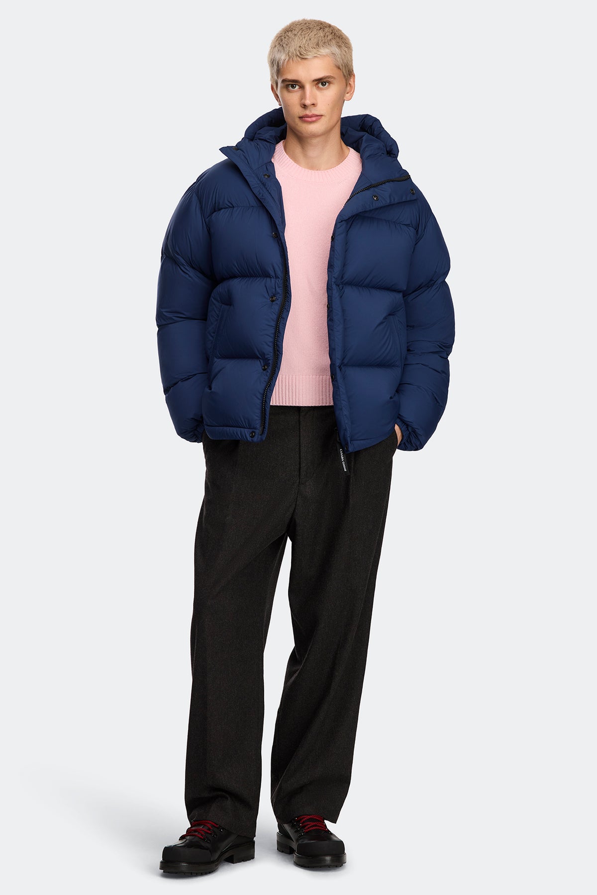 Sterling Puffer Coat - Oxford Navy 9841 - on_full_body_01