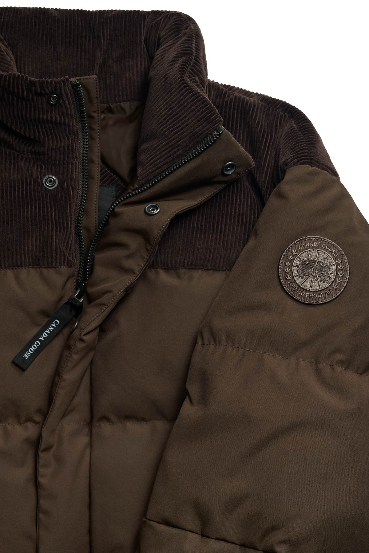 Sterling Corduroy Puffer Jacket - Arabica 9284 - off_detail_01