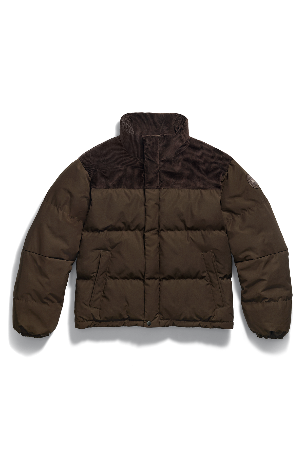 Sterling Corduroy Puffer Jacket - Arabica 9284 - off_flat_lay_01