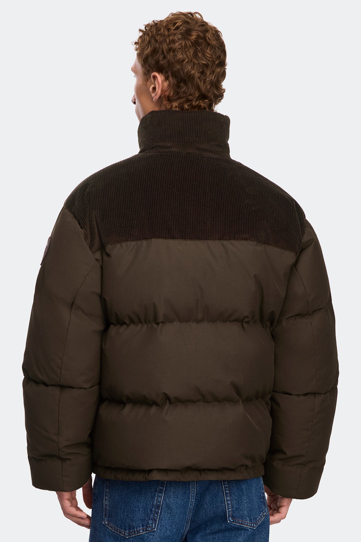 Sterling Corduroy Puffer Jacket - Arabica 9284 - on_back_01