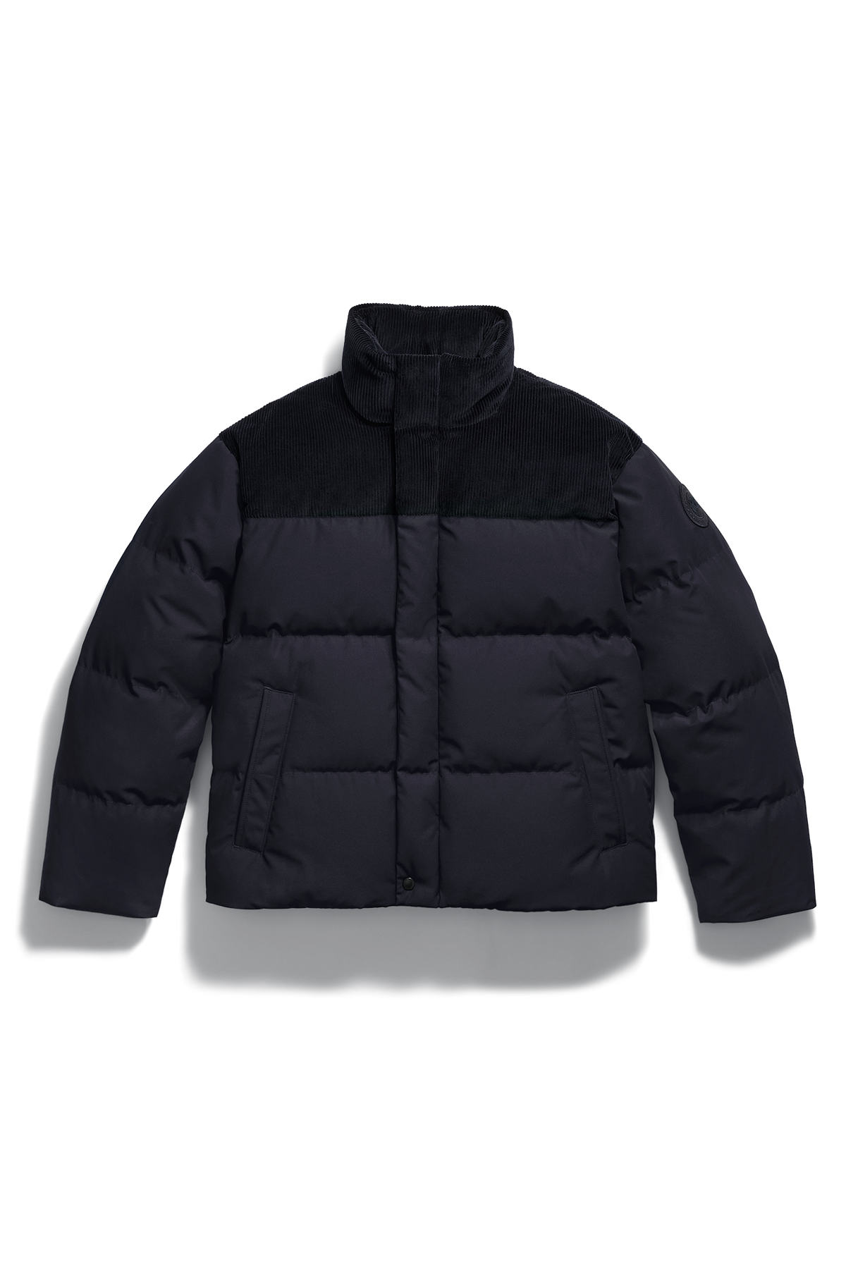Sterling Corduroy Puffer Jacket - Nocturne 9858 - off_flat_lay_01