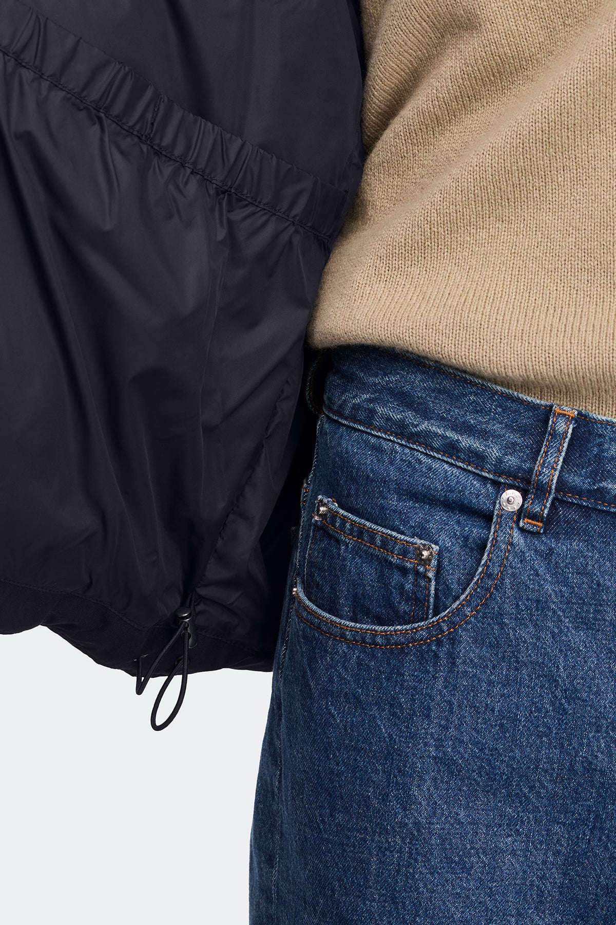 Sterling Corduroy Puffer Jacket - Nocturne 9858 - on_detail_01