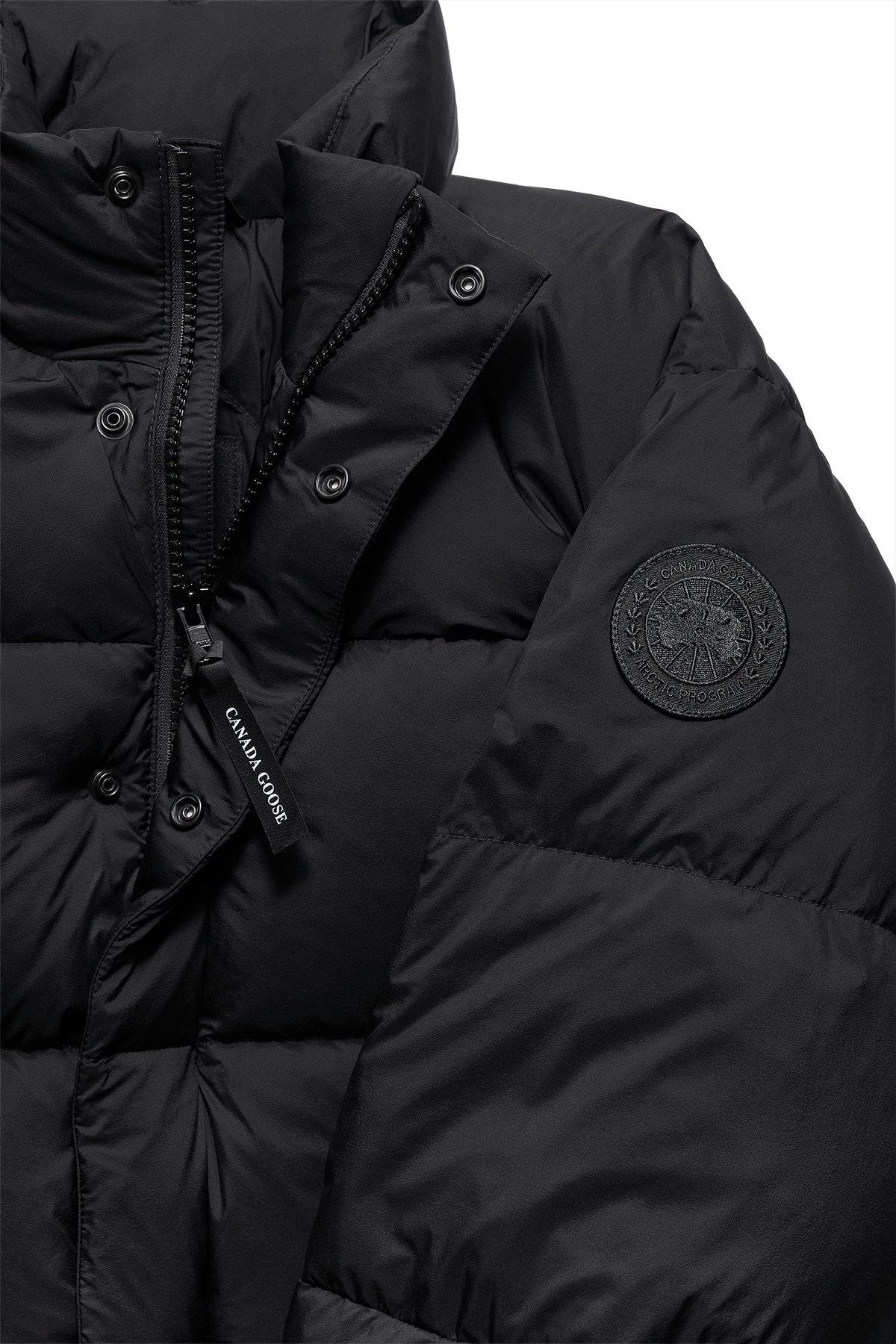 Sterling Puffer Jacket Tonal Disc - Black 9061 - off_detail_01