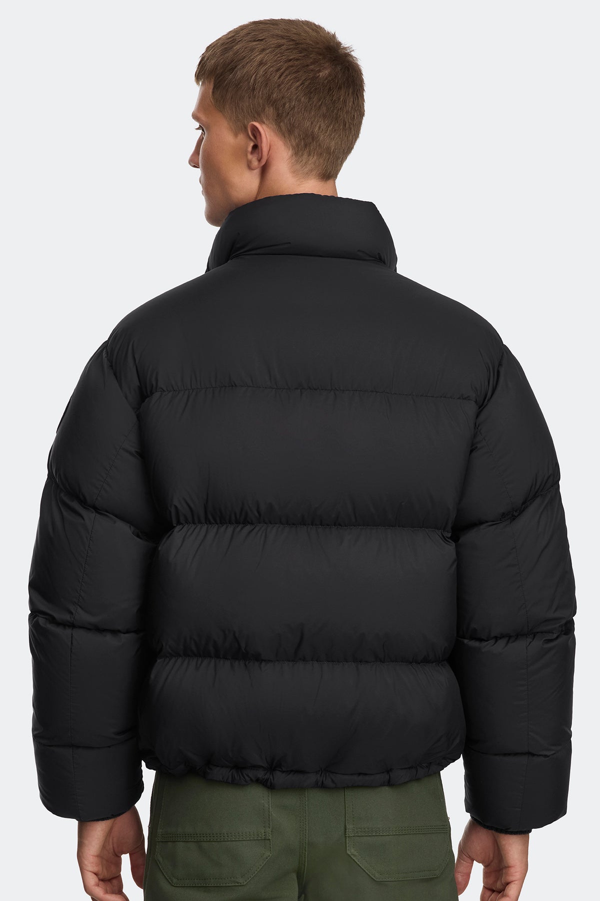 Sterling Puffer Jacket Tonal Disc - Black 9061 - on_back_01