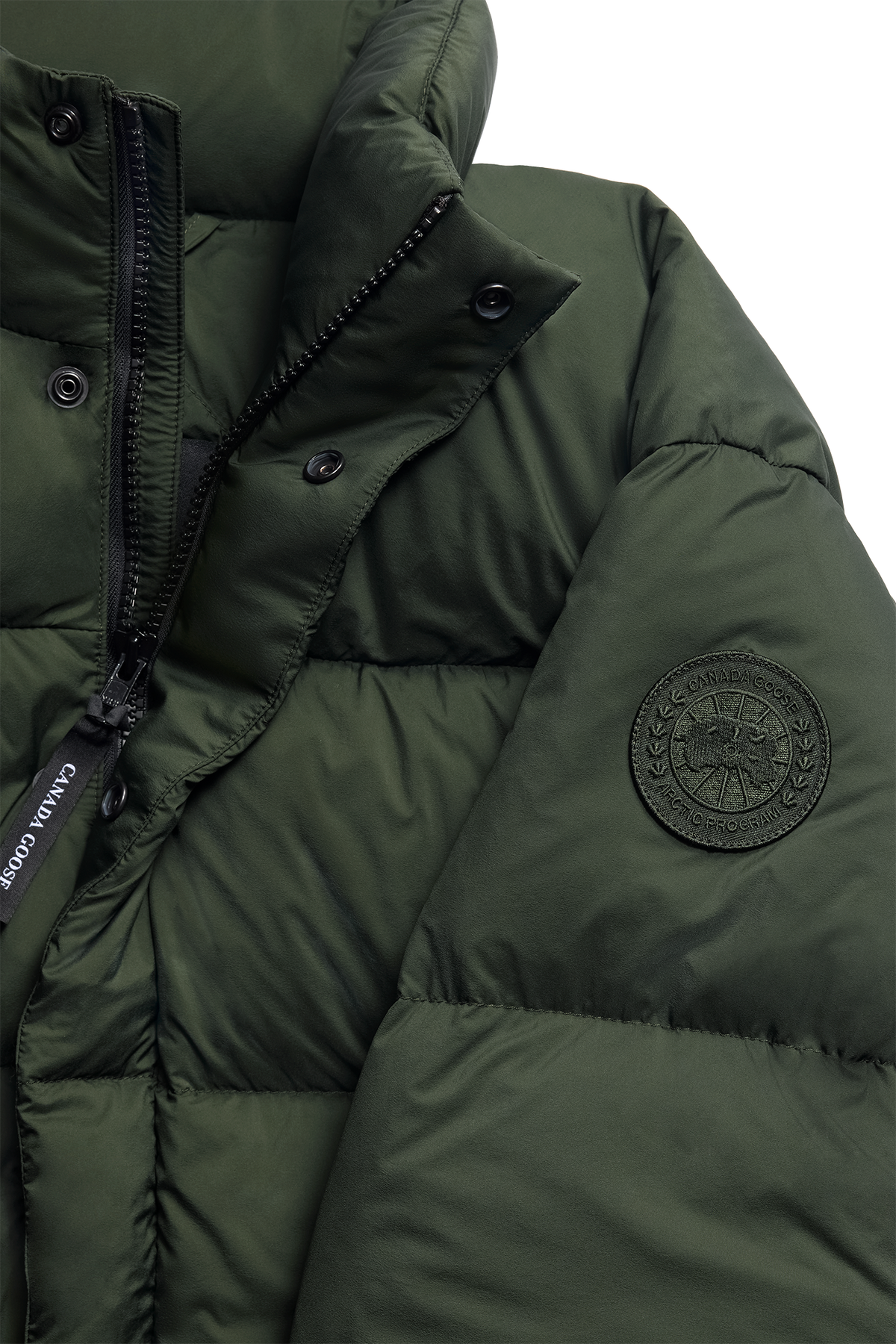 Sterling Puffer Jacket Tonal Disc - Rowan Green 9125 - off_detail_01