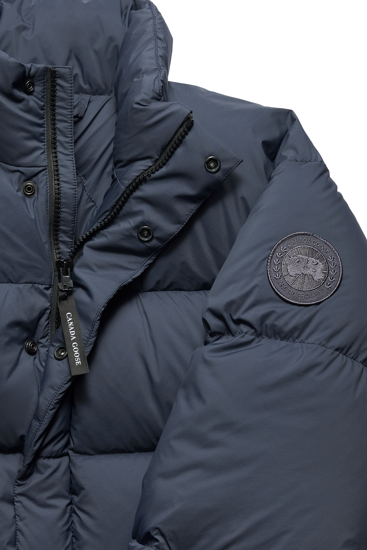 Sterling Puffer Jacket Tonal Disc - Dusk Blue 9128 - off_detail_01