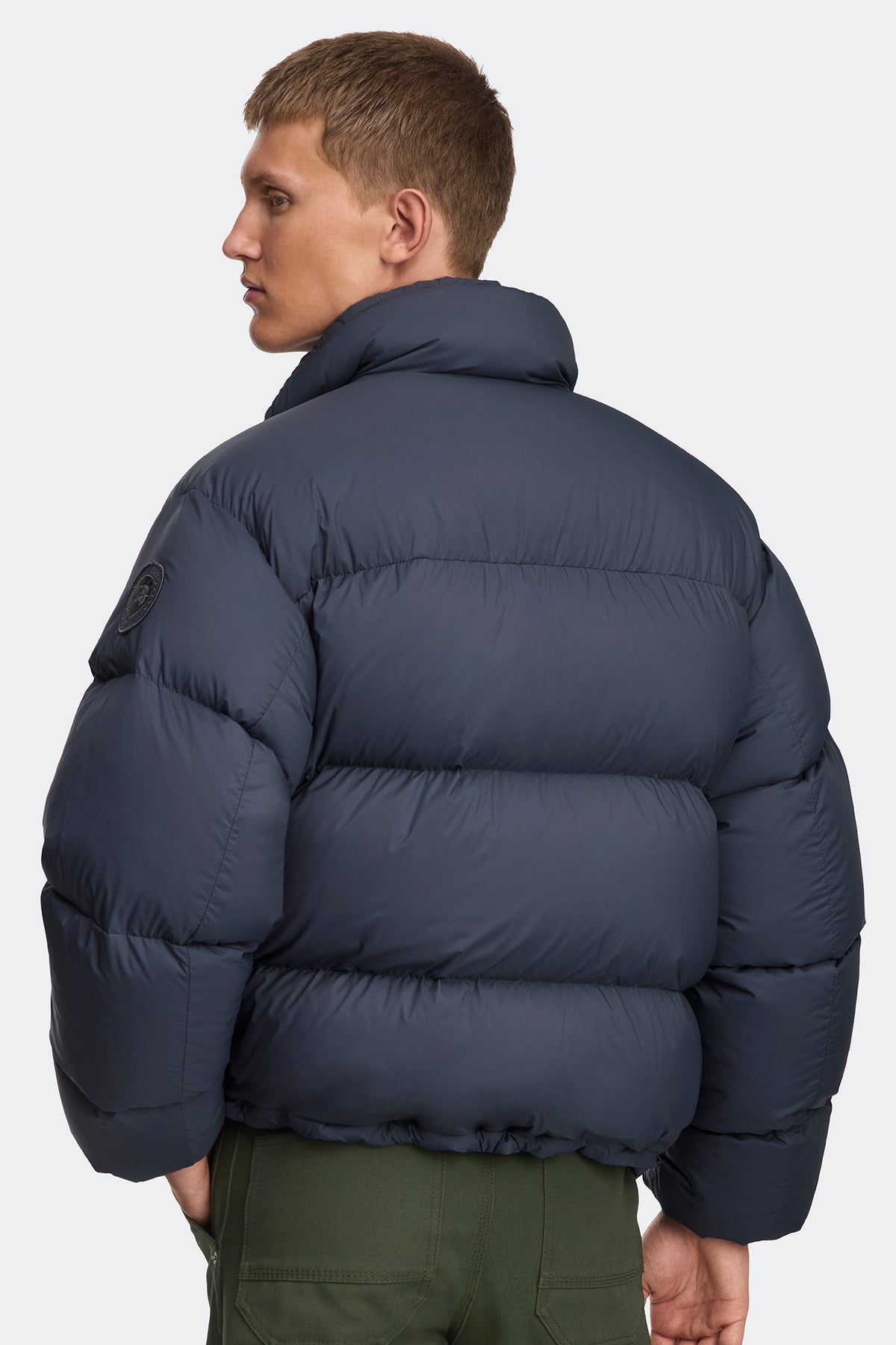 Sterling Puffer Jacket Tonal Disc - Dusk Blue 9128 - on_back_01