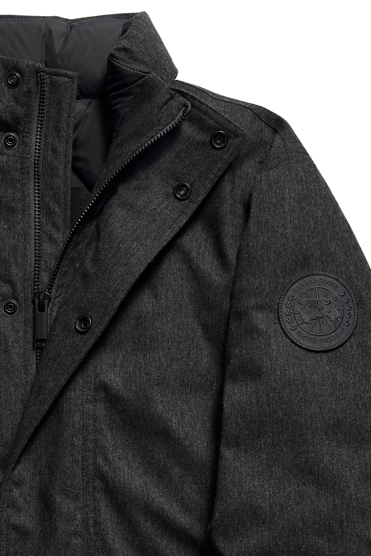 Riverside Wool Coat - Dark Quarry Grey 9625 - off_detail_01