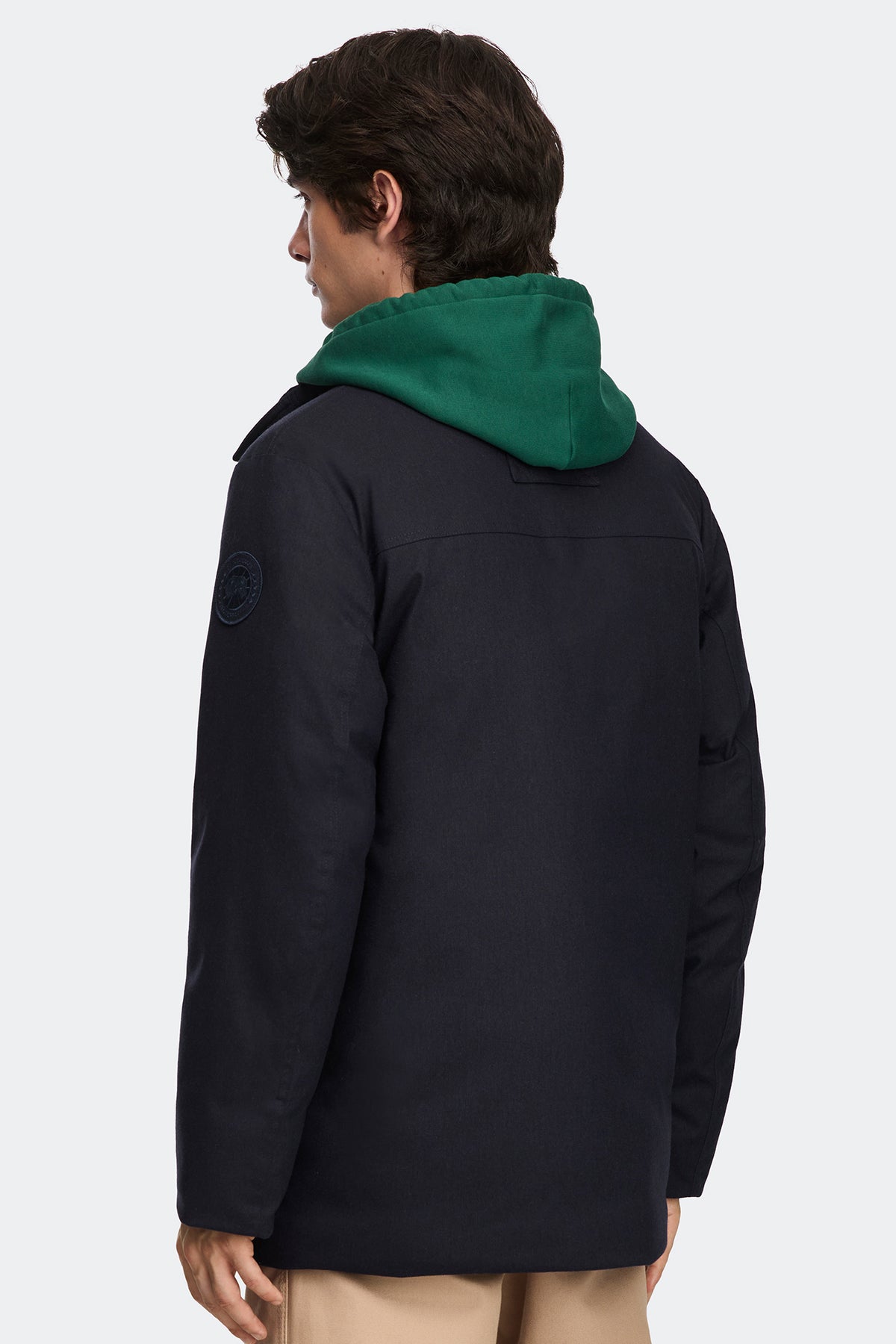 Riverside Wool Coat - Nocturne 9858 - on_back_01