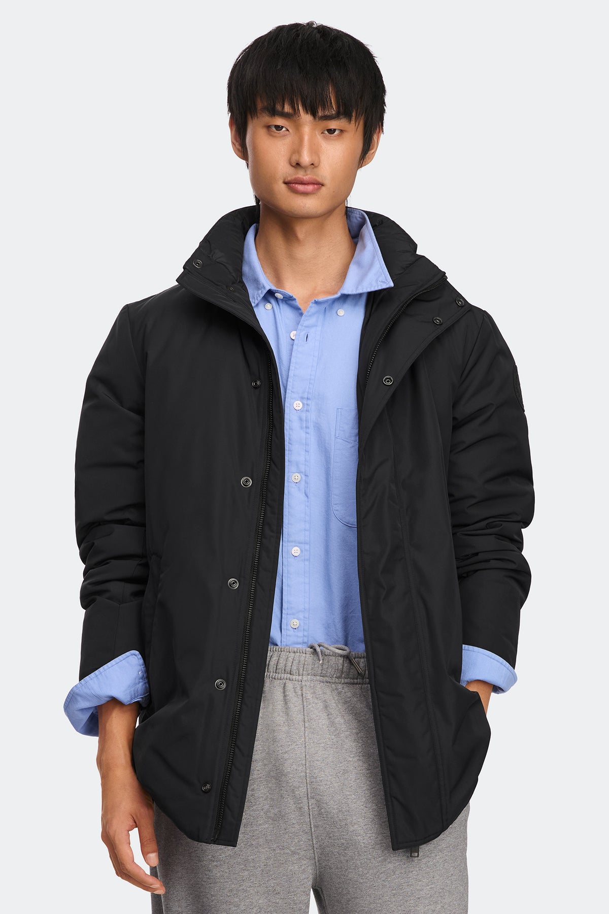 Riverside Coat - Black 9061 - on_front_01