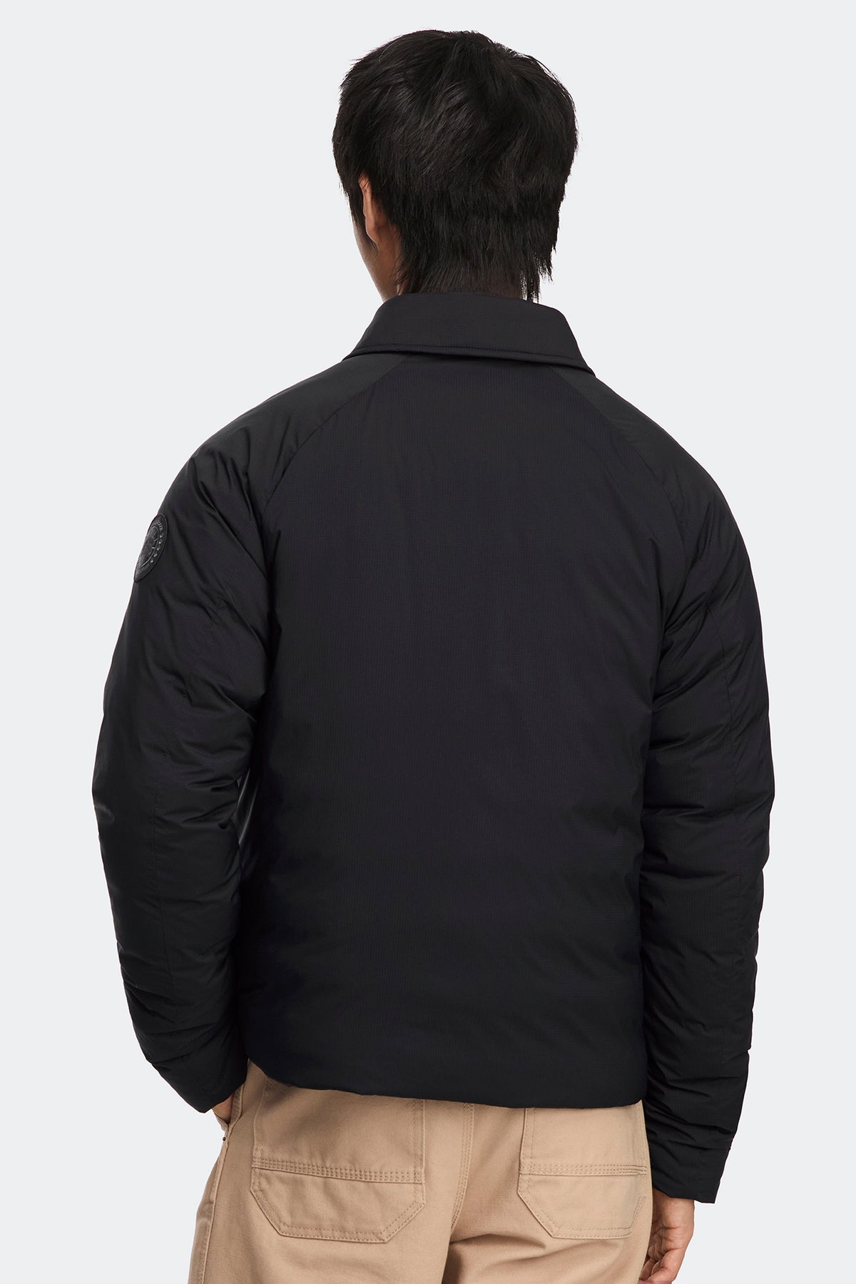 Lodge Track Jacket Black Disc - Black 9061 - on_back_01