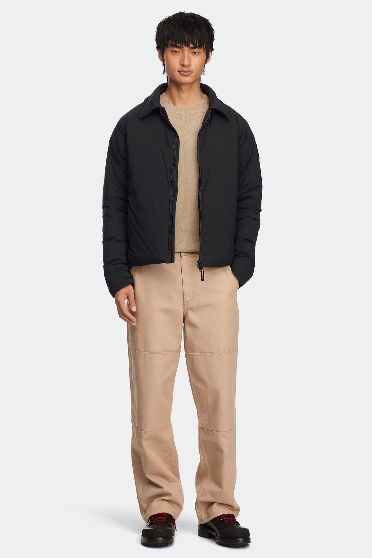 Lodge Track Jacket Black Disc - Black 9061 - on_full_body_01