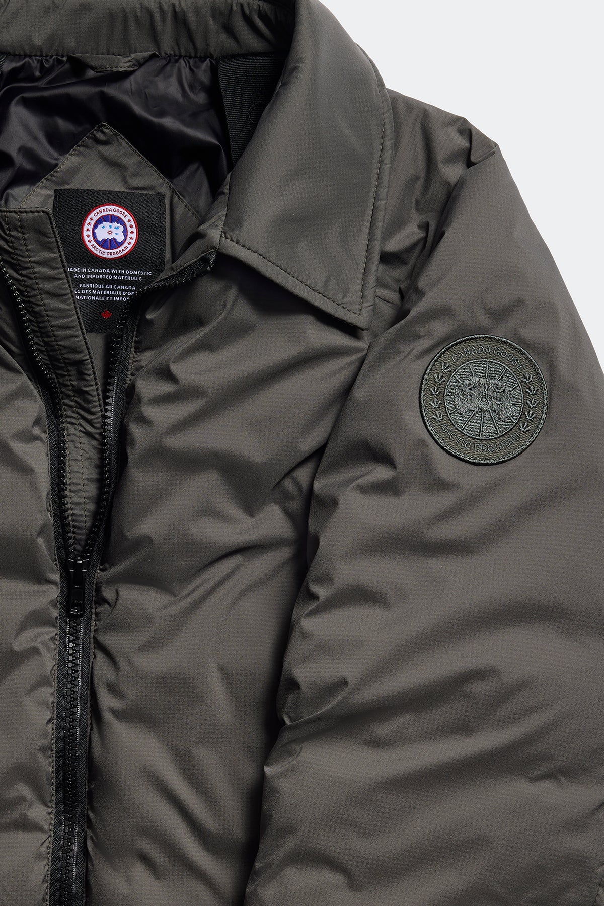 Lodge Track Jacket Tonal Disc - Khaki Haze 9127 - off_detail_01