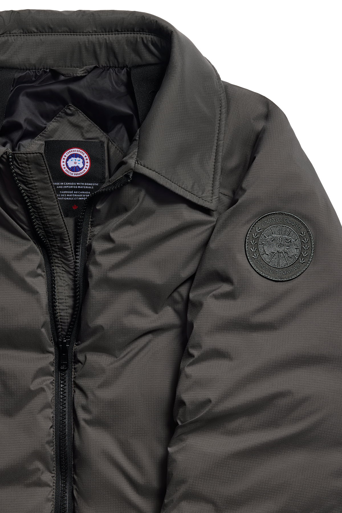 Lodge Track Jacket Tonal Disc - Khaki Haze 9127 - off_detail_01