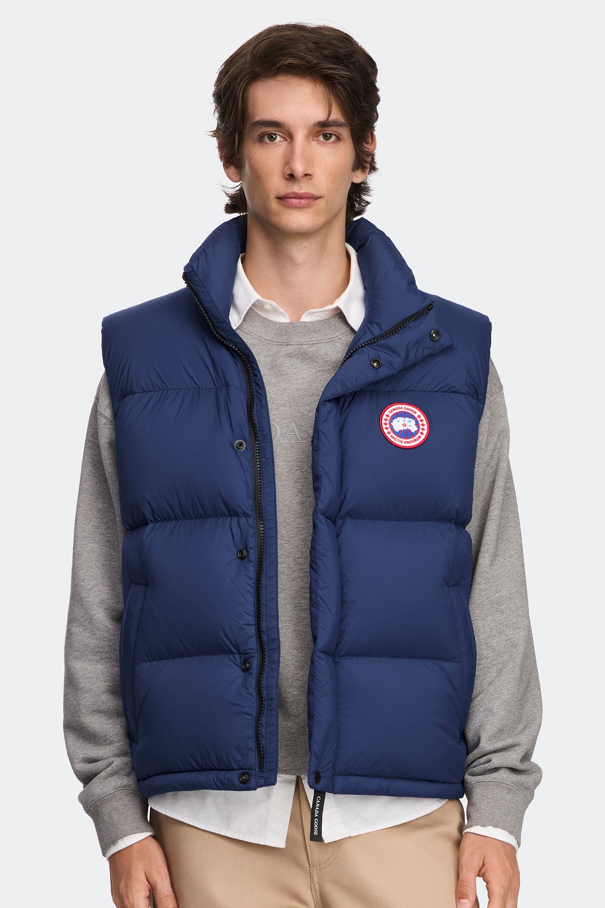 Sterling Puffer Vest - Oxford Navy 9841 - on_front_01
