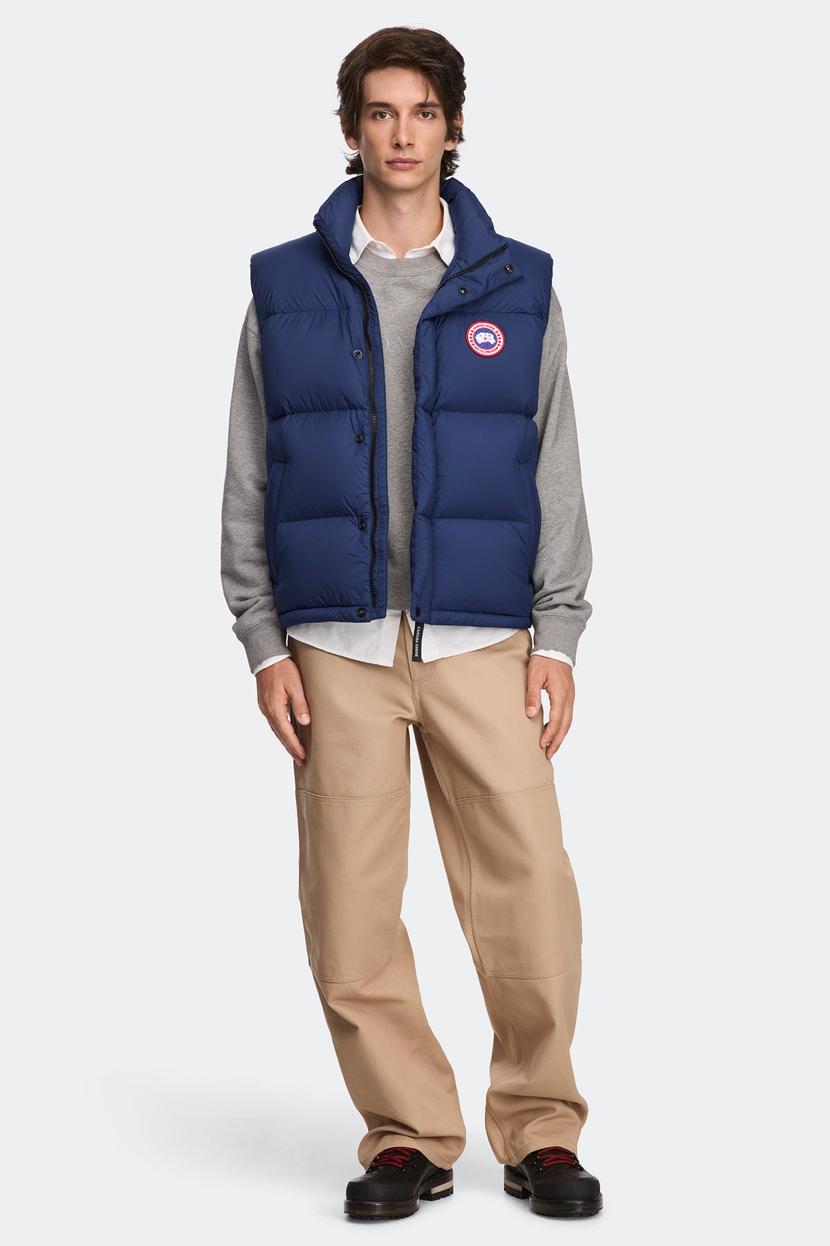 Sterling Puffer Vest - Oxford Navy 9841 - on_full_body_01