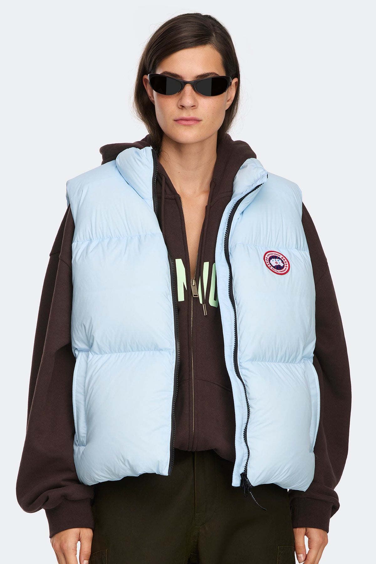 Fallon Puffer Vest - Arctic Mist 9214 - on_front_01