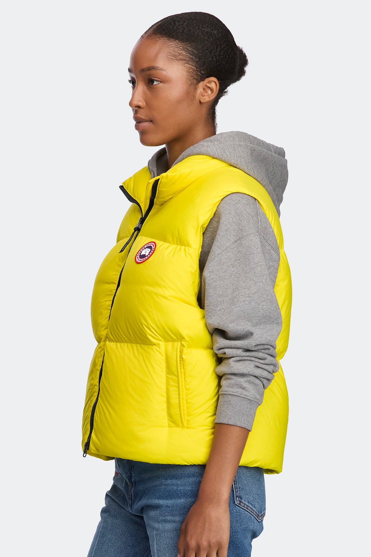 Fallon Puffer Vest - Solar Aria 9604 - on_side_01