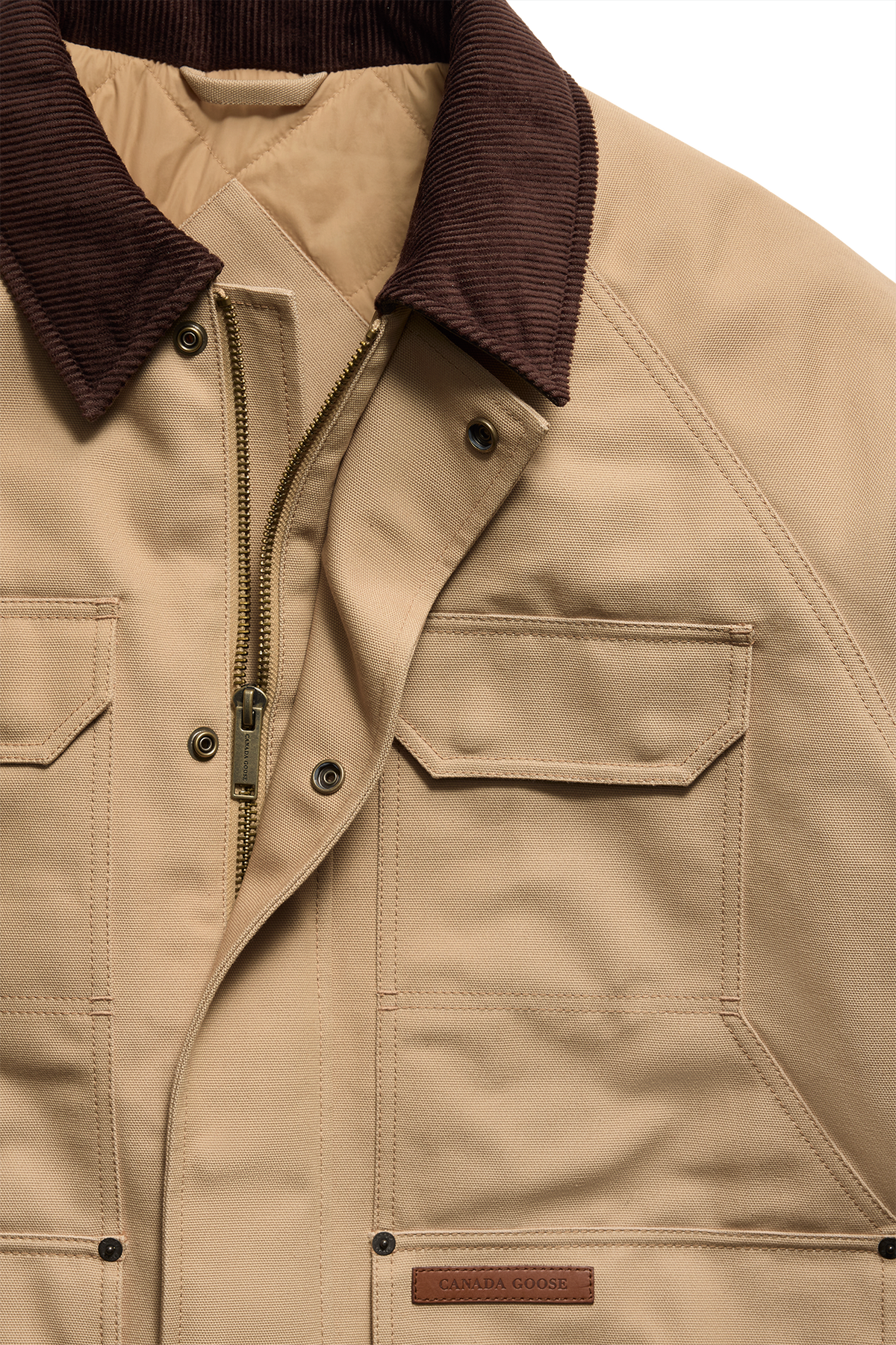 Garrison Lightweight Coat - Timber Sand 9110 - off_detail_01