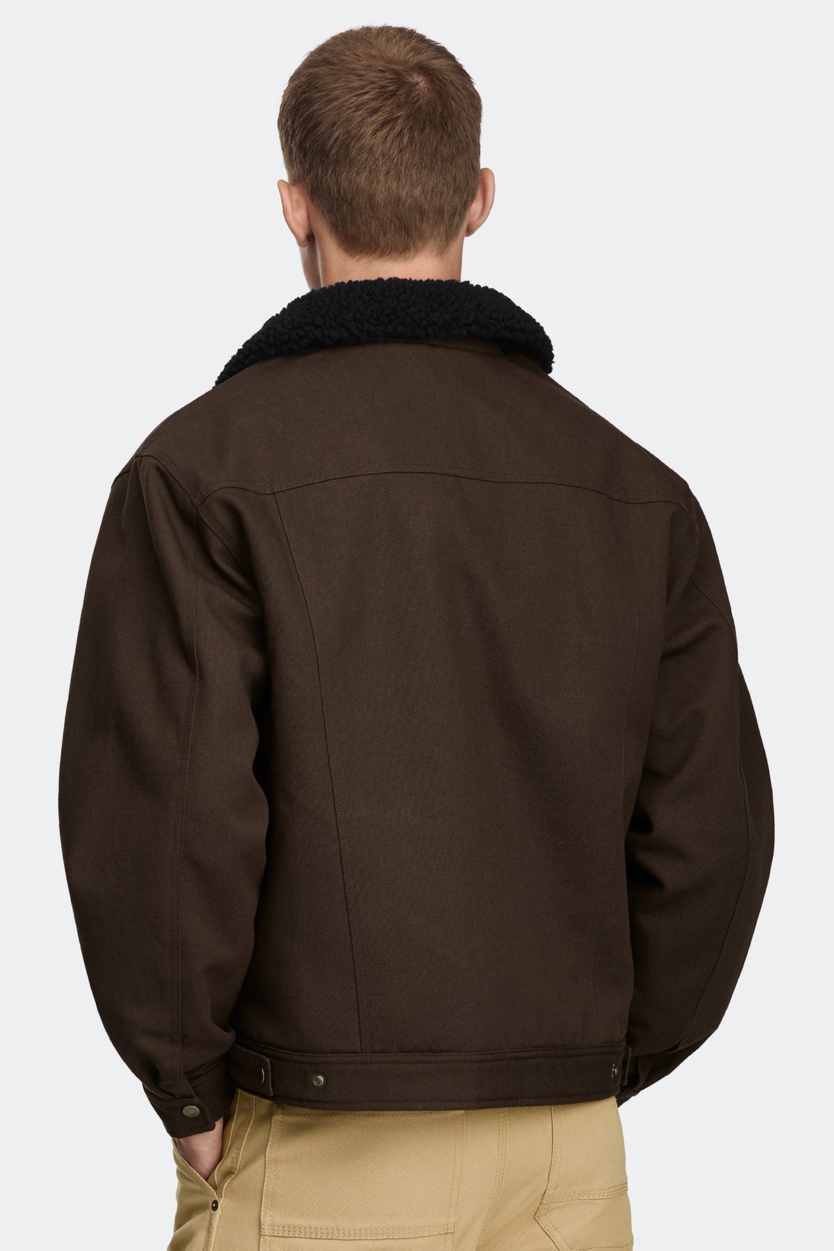 Ash Lightweight Jacket - Terra/Black 9105 - on_back_01