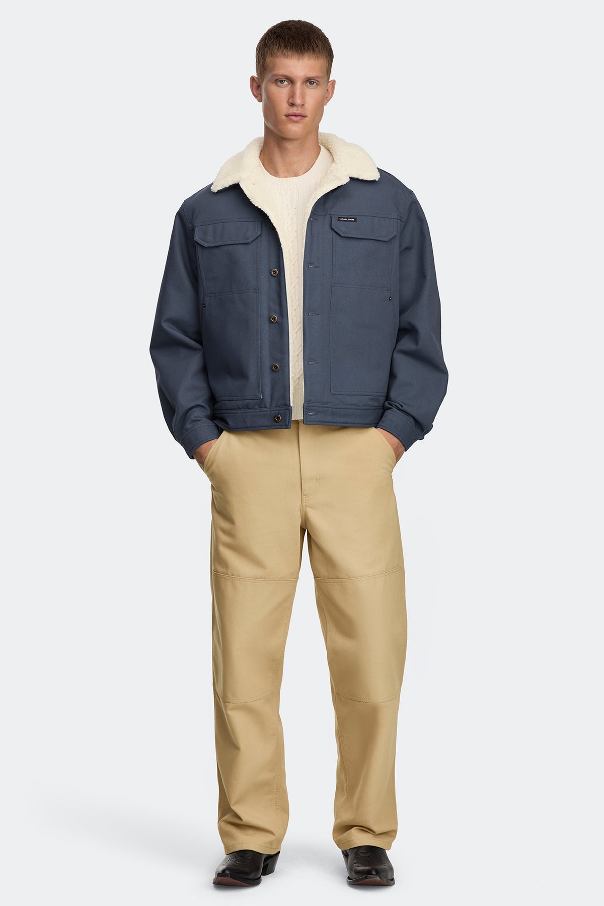 Ash Lightweight Jacket - Dusk Blue/Bone 9645 - on_full_body_01
