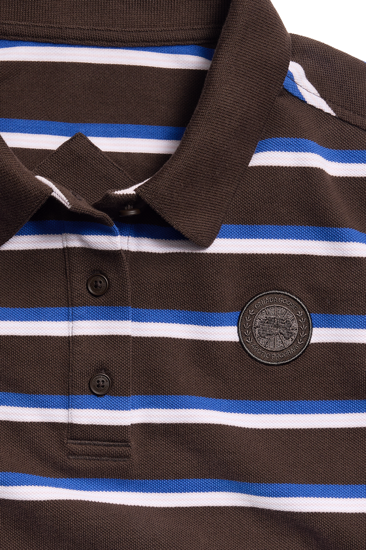 Almira Striped Polo Tonal Disc - Terra Moncton Stripe 9671 - off_detail_01