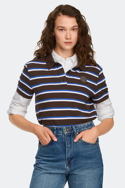 Polo a righe Almira Tonal Disc
