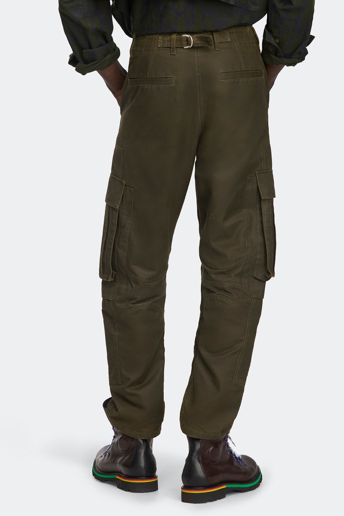 Fable Cargo Pant - Desert Olive 8907 - on_back_01