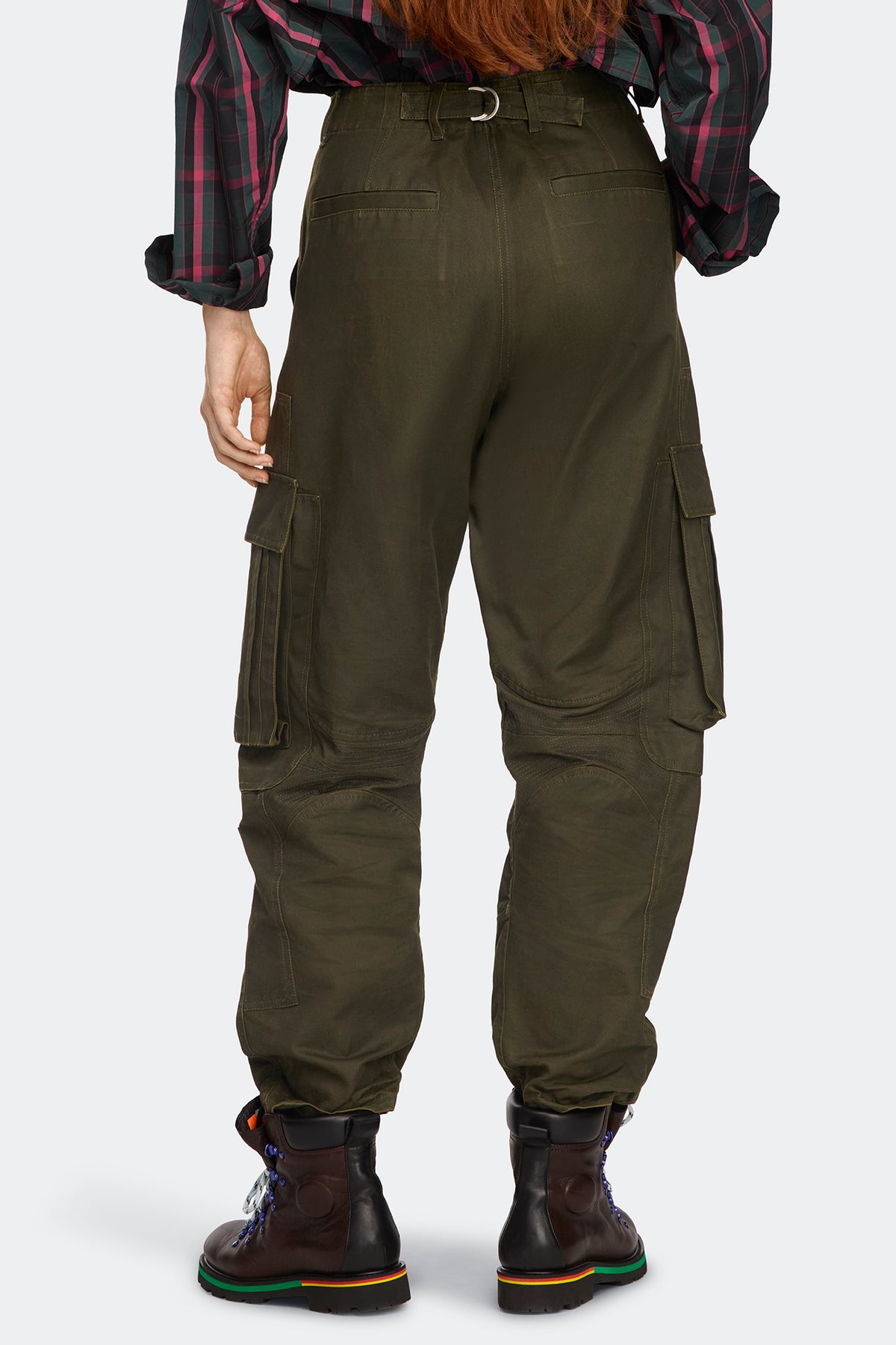 Fable Cargo Pant - Desert Olive 8907 - on_back_02