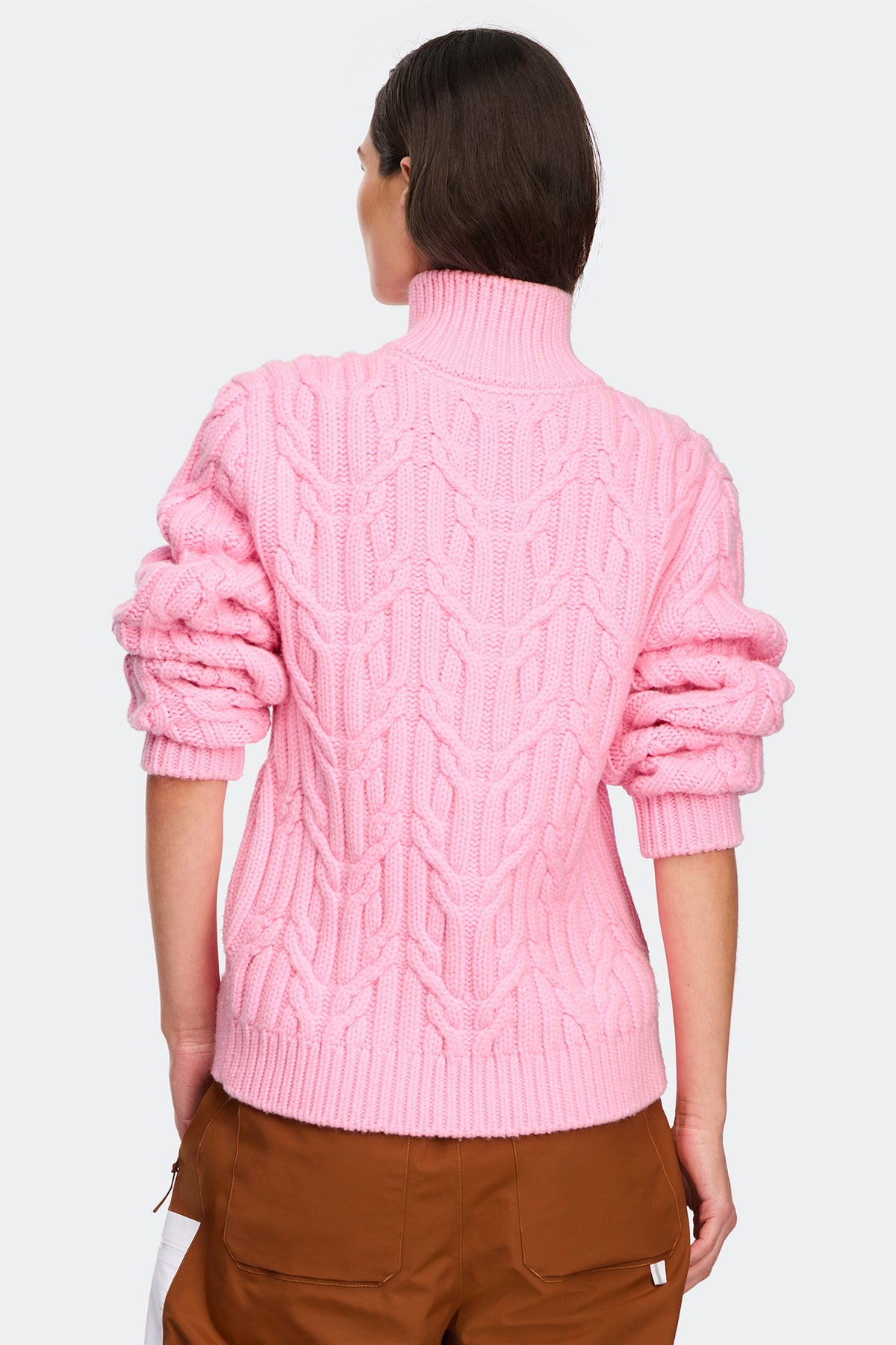 Reese Full Zip Cardigan - Baby Pink 9786 - on_back_01