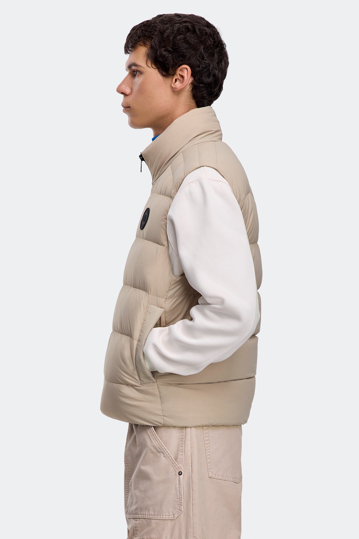 Crofton EnduraLuxe Vest - Limestone 9432 - on_side_01