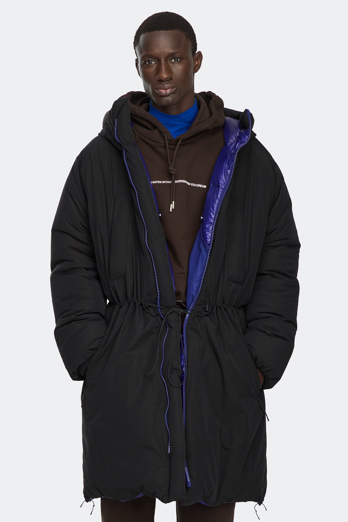 Hawke Parka - Black/Nocturne 2866 - on_front_01