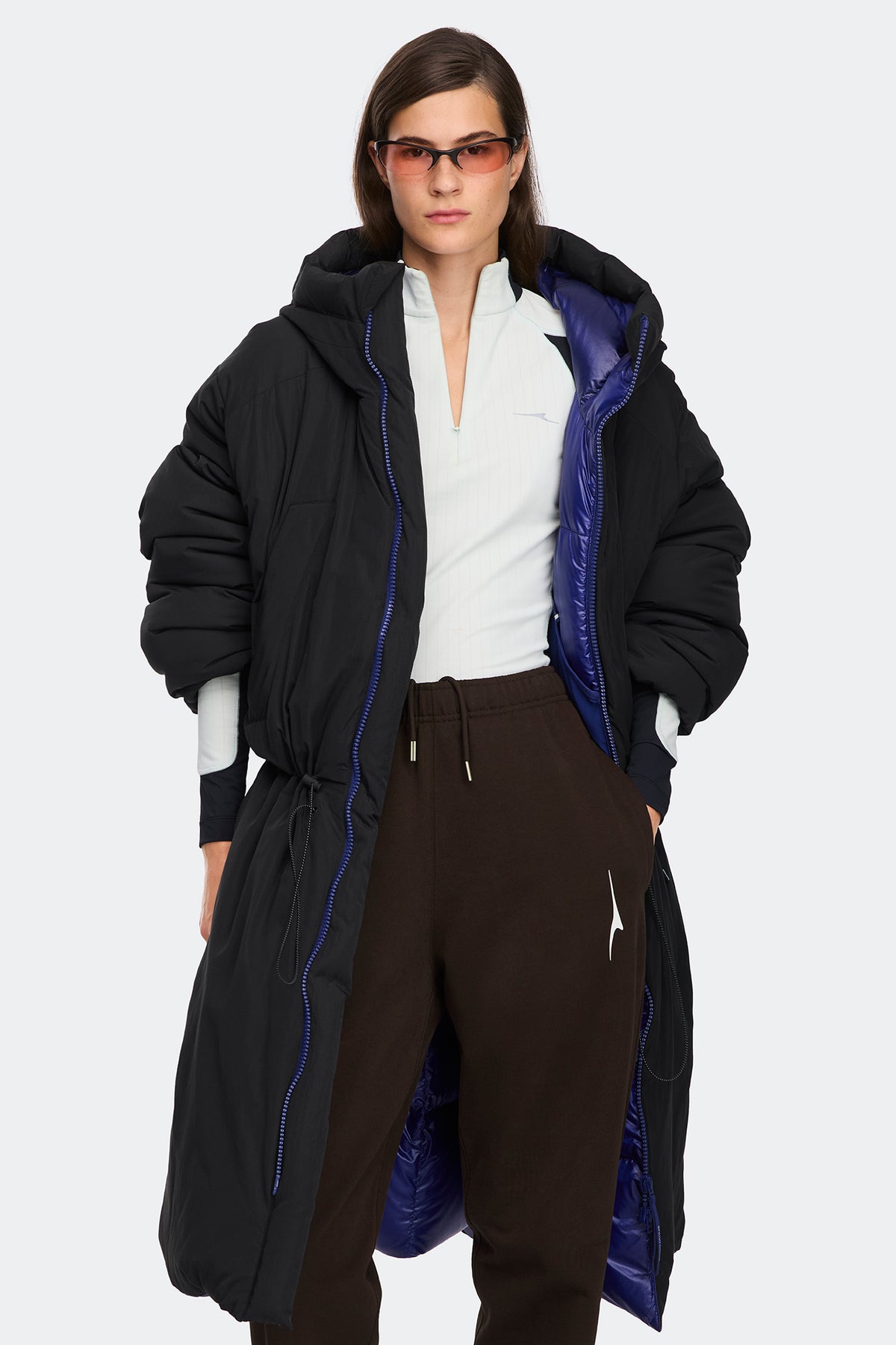 Hawke Parka - Black/Nocturne 2866 - on_front_open_01