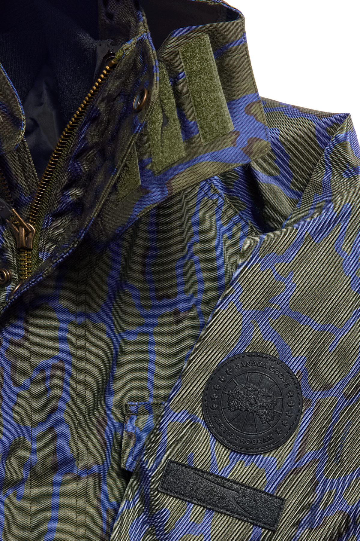 Rockport Tree Bark Coat - Khaki/Crown Blue/Black Bark 9929 - off_detail_01