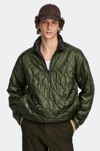 Vega Quarter Zip Sweater - Moss Khaki 9260 - on_front_01