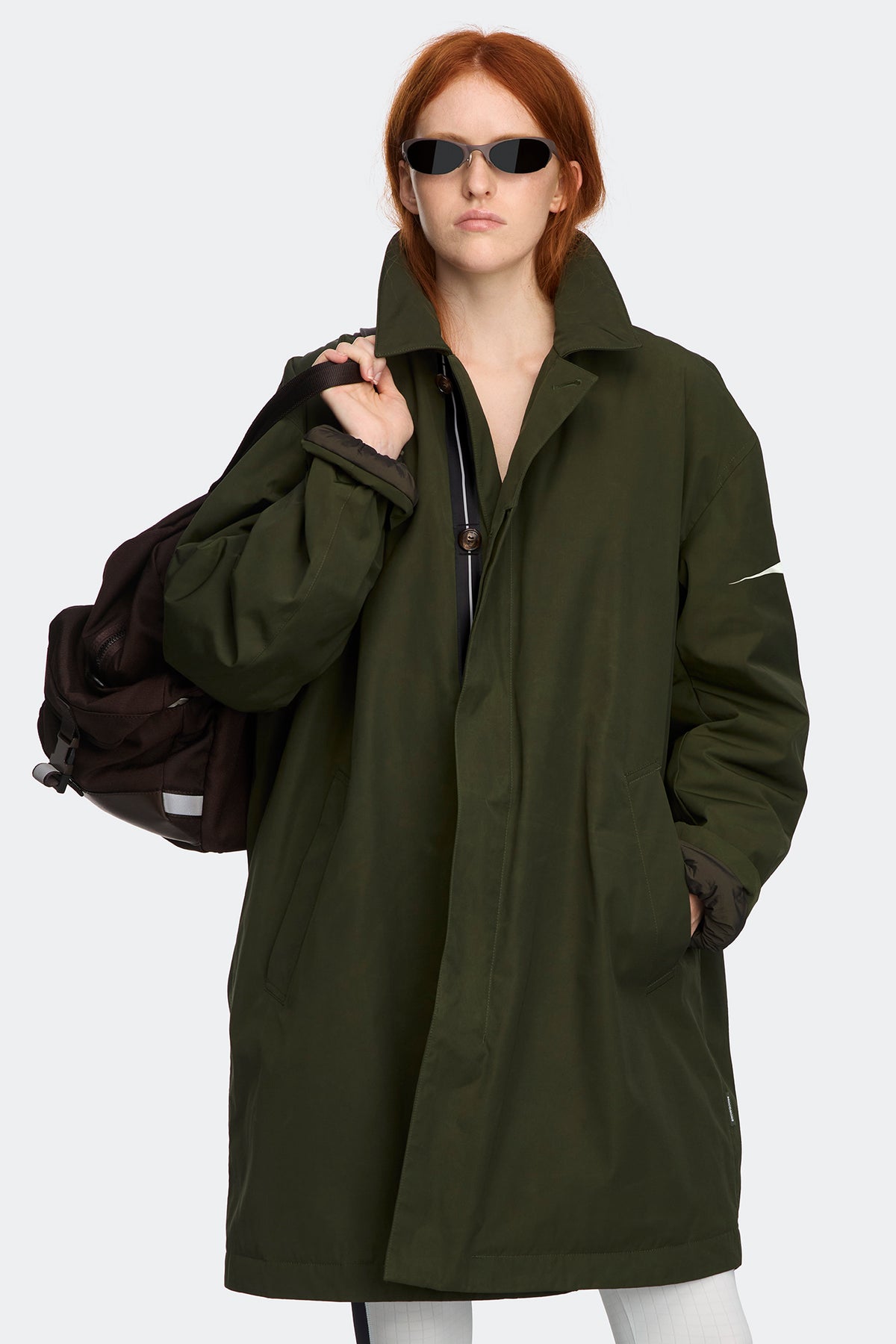 Astris Coat - Moss Khaki 9260 - on_front_open_01