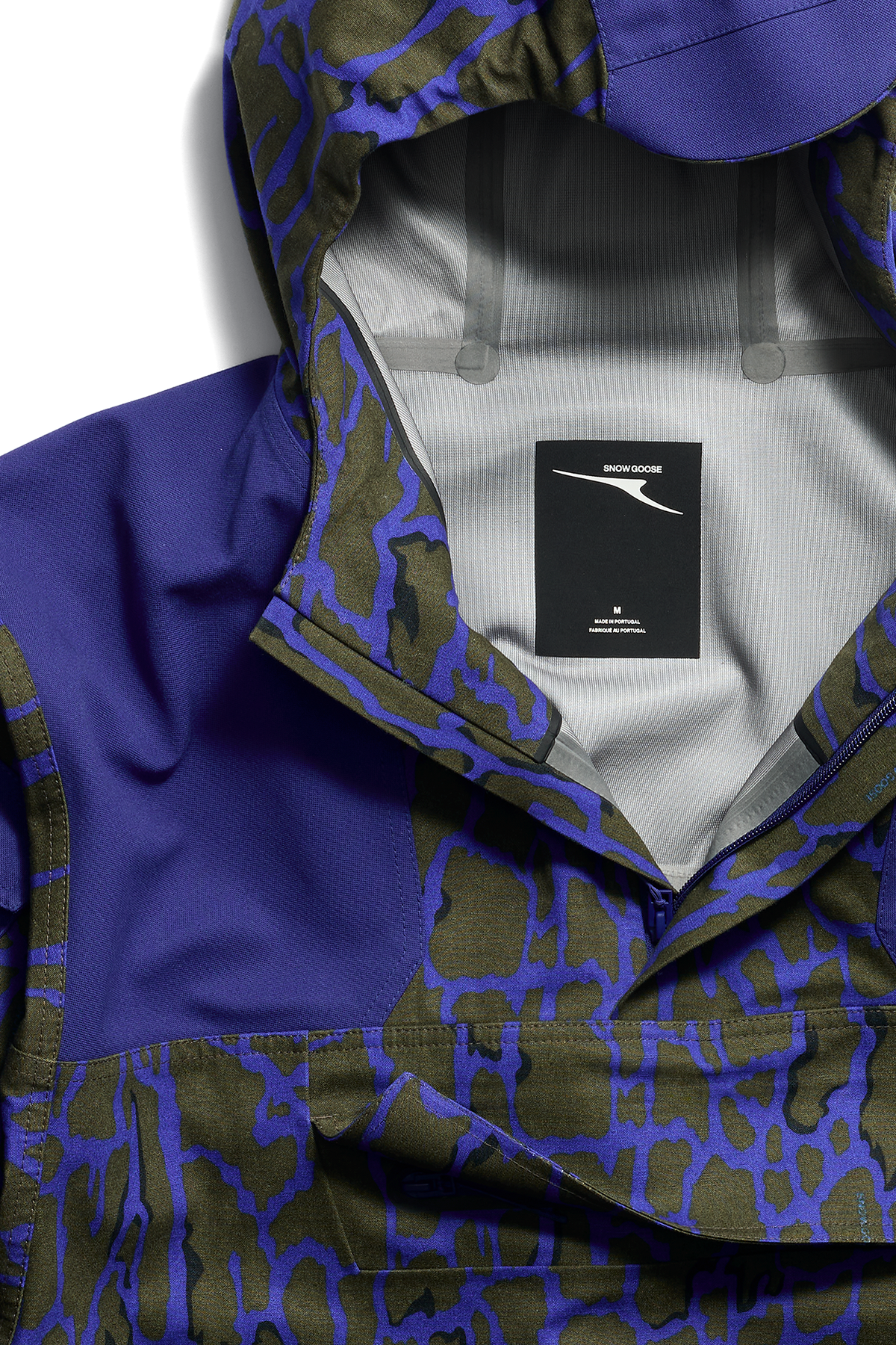 Calyx Tree Bark Anorak - Khaki/Crown Blue/Black Bark 9929 - off_detail_01