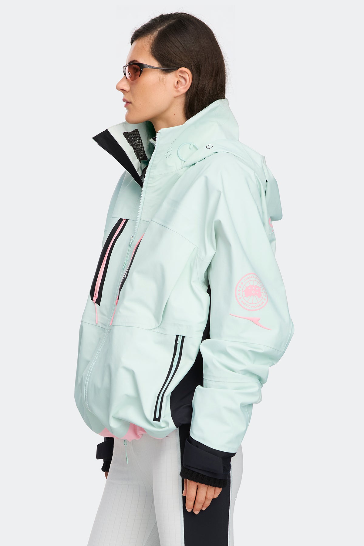 Paragon Jacket - Ice Mint/Baby Pink 8922 - on_side_01